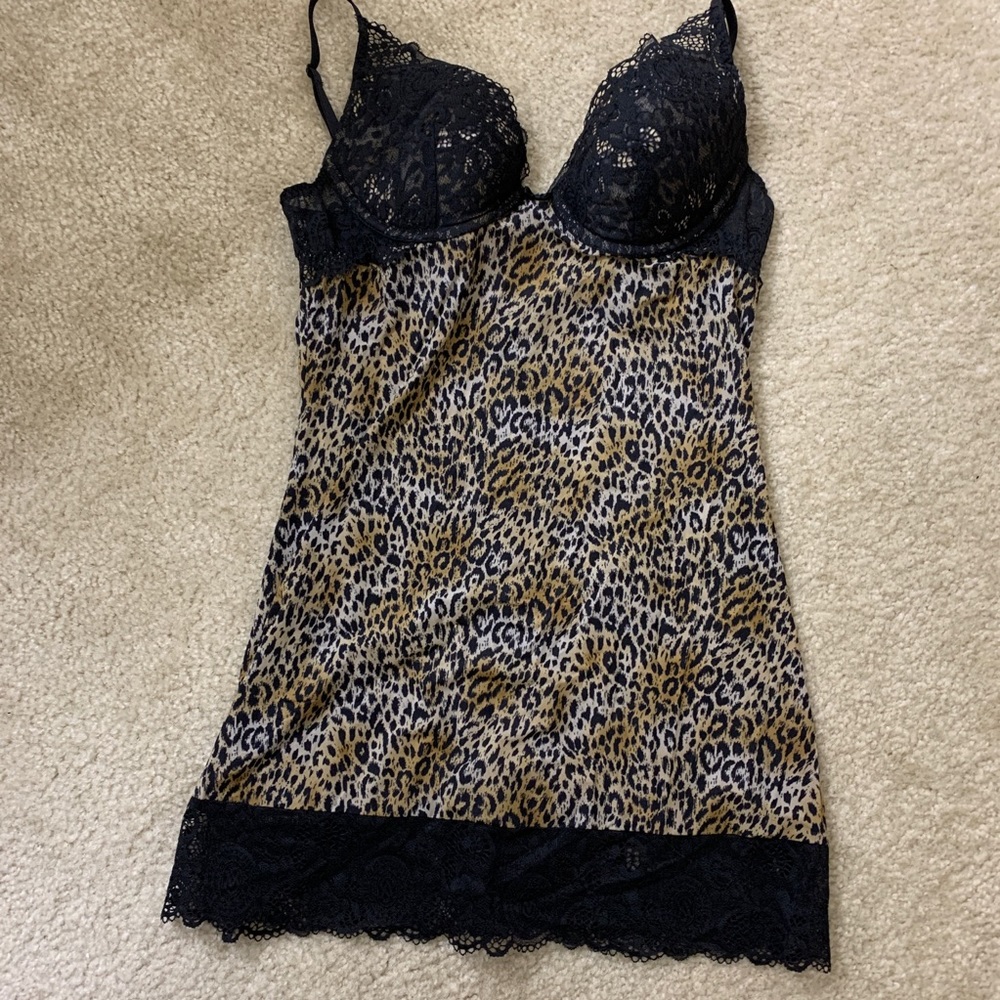 Victoria’s Secret Leopard Print Chemise